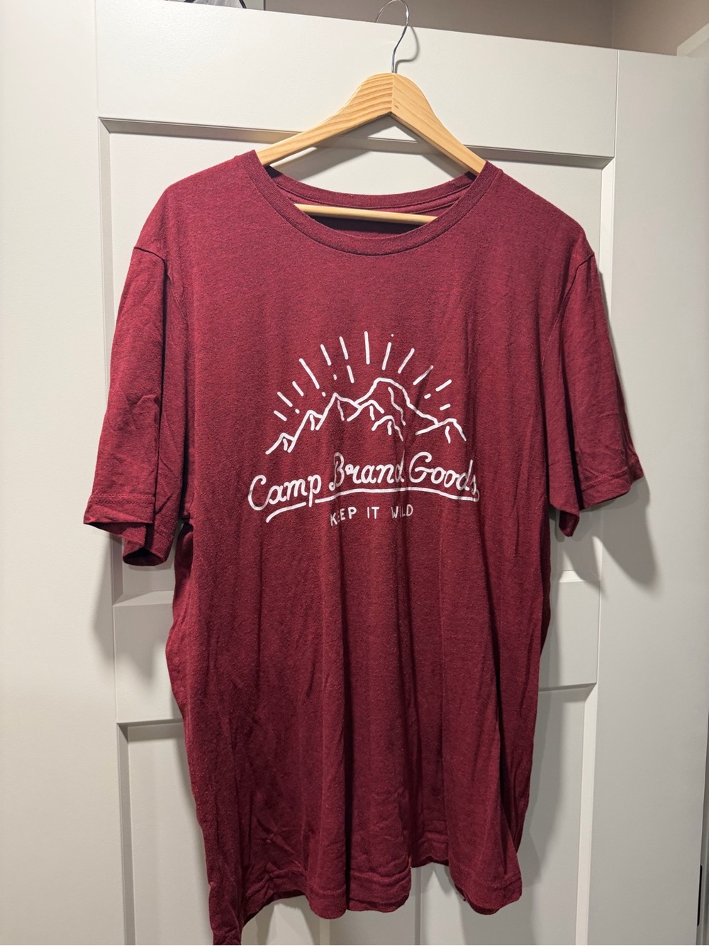 Maroon Camp Brand Goods Graphic Tee - Keep It Wild